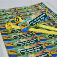 Stiker Nama Buku Sekolah - Stiker A (size A4)