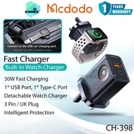 Mcdodo CH-398 30W Charger Adapter Built-In Detachable Watch Charger Wall Charger Mcdodo CH-3980 Mcdo