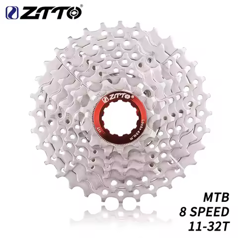 ZTTO 8 Speed 11-32T Bicycle Cassette Mountain Bike 8speed Steel 8s 8v K7 Freewheel Flywheel Bicycle 