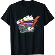 New Fashion Techno Boombox Skater 80S 90S Synthesizer Music Techno T-Shirt