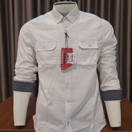 CARDINAL ORIGINAL KEMEJA JEANS TANGAN PANJANG PUTIH SLIM FIT C2127