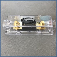 Auto Car Stereo Gauge 4 to 0 Car Set Up Fuse with case and 150A fuse 150 Amperes fuse Copper Pl