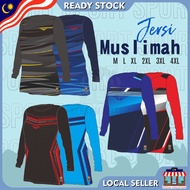 𝐆𝐎𝐋𝐃 𝐂𝐋𝐔𝐁 Jersi Sukan Muslimah/ Jersey Sport Muslimah/ Baju Sport Muslimah/ Shirt Muslimah Round Neck #103 #104 #105