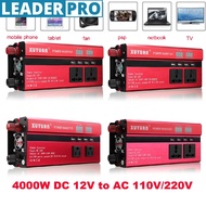 Solar Power Inverter Peaks Voltage Transformer Converter 4000W DC 220V To AC 110V/220V Car Inverter 