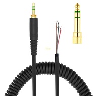BT Headphone Cable for DT 770 770PRO 990 990PRO Adapter Replacement Spring Coil