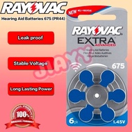 Rayovac Extra Advanced Hearing Aid Batteries 675 (PR44)