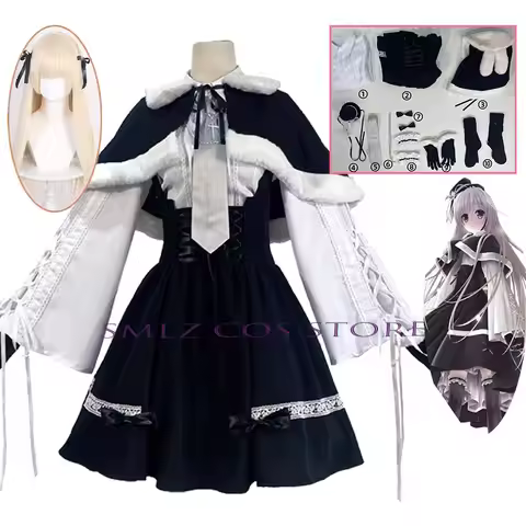 Anime Yosuga no Sora Kasugano Sora Cosplay Costume Sora Winter Dress Hat Cape Set Party Carnival Roe