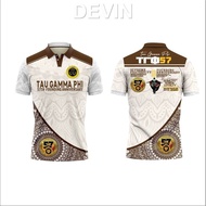TAU GAMMA PHI 57th Anniversary TRISKELION Polo T-shirt High end Customization, Leading the Trend - T