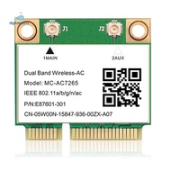 1200Mbps Bluetooth 4.2 Wifi Card -AC7265 Wireless Network Card 7265 802.11ac 2.4G 5Ghz for Laptop 72