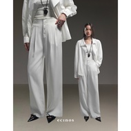 ECINOS - Peggy High-Waisted Pants | Seluar Perempuan | Pants Wanita | Trousers Wanita | Highwaist Tr