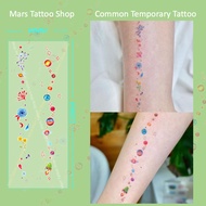 【Mars Tattoo】Common Tattoo, Colored Tattoo, Long Lasting,Temporary Tattoo Sticker, Fake Tattoo, CC00