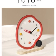 JOJO'S L. PD. Zeke.Zeke.Table Clock Home Mute Desktop Ornaments Ornaments TV Cabinet Decoration | Ze