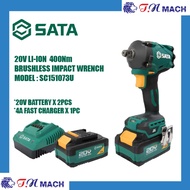 SATA 20V LI-ION BRUSHLESS IMPACT WRENCH 400Nm (SC151073U)