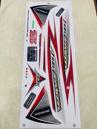 Bộ tem decal dán xe máy honda wave 125i đời 2014 màu đỏ zin thái siêu đẹp