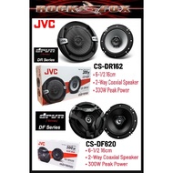 JVC DRVN DR Series CS-DR162 / DRVN DF Series CS-DF620 300W 6-1/2" 2-Way Coaxial Car Speakers - 2pcs/