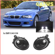 QAZWS ไฟตัดหมอกกันชนหน้ารถยนต์ไฟตัดหมอก LED ไฟตัดหมอก BMW M3 E46 2002 2003 2004 2005 2006สำหรับ BMW 