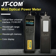 JT-COM Handheld Optical Power Meter | Mini Fiber Tester -70~+6dBm / -50~+26dBm | Battery Powered Tel