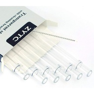 Straw ZYTC untuk YETI 30-42oz, Penyedut Minuman Telus Telus Boleh Digunakan Semula Penggantian untuk