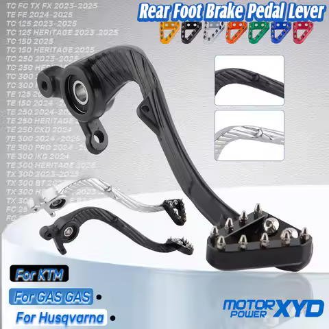 Motorcycle Rear Foot Brake Pedal Lever For Husqvarna TC FC TX FX 2023-2025 TE FE 2024-2025 For GasGa