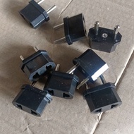 1 pcs Over Plug Adapter Flat to Round Plug Connection Charger Connection