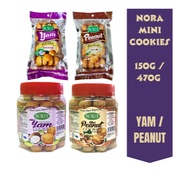 NORA MINI COOKIES 150G / 470G [ YAM / PEANUT ]