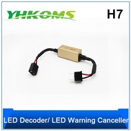 YHKOMS H1 H3 H4 H7 H8 H11 9005 HB3 9006 HB4 Error Free Canbus Decoder for LED Car Headlight Warning 