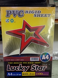 [Weststar TAS] A4 Rigid Sheet Plastic Cover Transparent Sheet Plastic Sheet (100pcs/pkt)