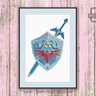 The Magical Shield Cross Stitch Pattern #tv030