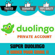 [Genuine] SUPER Duolingo Plus | Use Your EMAIL | Private Account | Original Duolingo Premium iOS | A