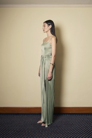 Marina Maxi dress (3 Colors) เดรสยาว กระโปรงพลีท