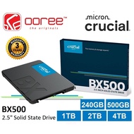 CRUCIAL BX500 7MM SSD 3D NAND SATA 2.5 6GB/S SOLID STATE DRIVE ACRONICS TRUE IMAGE - 240GB / 500GB /