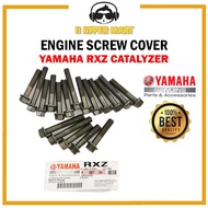 ORIGINAL YAMAHA RXZ (Catalyzer) Engine Skru Engine Cover Screw Set Magnet &amp; Clutch / Crankcase18PCS