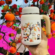 2024 New Style Thermos Cup Diller/Diller Bell Good Persimmon Generation Panda Thermos Cup Birthday G