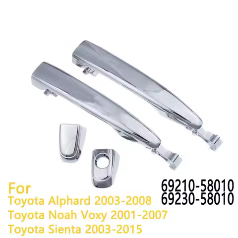 Exterior Door Handle for Toyota Alphard 2003-2008 Noah/Voxy 2001-2007 Sienta 2003-2015 Front/Rear Le