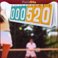 [PETSOLA] Flip Scoreboard 6 Digit Team Games Numbers Scoreboard Durable Score Counter for