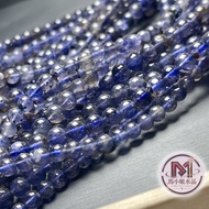 D018 [Miss Ma Crystal] Accompanied Ore More Black Mica Iolite Three Circles Transparent Iolite Black