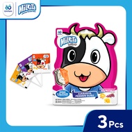 Milkita Milki Permen Lolipop Susu Lucu - Ekspresi Random 1 Pack (Isi 3 Pcs) Jeruk Mangga Anggur
