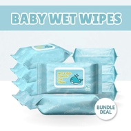 mixshop Baby Wet Wipes, 10 Pkt per Carton / 20 Pkt per Carton