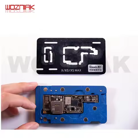 Qianli Motherboard Middle Layer Board 3D BGA Reballing Stencil Plant Tin Platform for iPhone X-17Pro