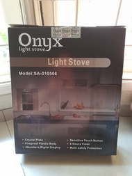 onyx light stove (kompor listrik) + onyx Pressure cooker (presto)