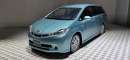 1/24 TOYOTA WISH  模型車 寶藍色