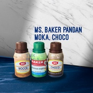 MS Baker Paste (Moise, Pandan, Choco) Chocolate with Mocha Extract Flavor