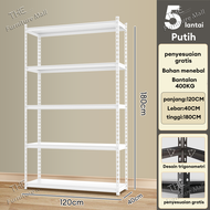 Rak Besi Susun Rak Gudang Rak supermarket Rak dapur Rak besi serbaguna Rak besi siku Rak Aquarium Ra