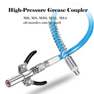 Grease Coupler Heavy-Duty Quick Release Grease Gun Coupler NPTI/8 10000 PSI Two Press Easy To Push Accessories