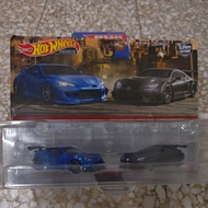 Hotwheels premium twin pack pandem subaru brz & lexus rc f GT3