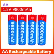 AA alkaline rechargeable battery 100% original  1.5V 9800mAh rechargeable AA battery for led light t