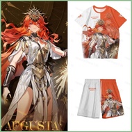 Unisex Wuthering Waves Augusta Summer T-Shirt - Anime Graphic Design