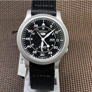 Seiko 5 SNK809K2 Automatic Military Black Nylon Strap Analog Men's Watch