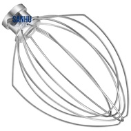 Wire Whip for Kitchenaid Stand Mixer 5QT Lift and 6QT, Whisk Attachment, Stainless Steel Egg Cream Stirrer Accessories