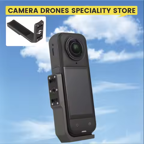 Horizontal-vertical L-shaped Bracket for Insta360 X5 Quick-release Mount 1/4 Interface for Insta360 